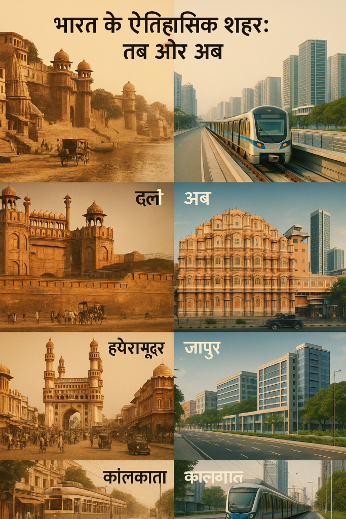 भारत के ऐतिहासिक शहर जो समय के साथ बदल गए